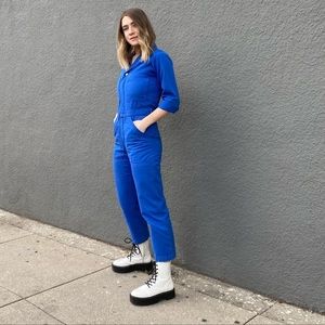 Big Bud Press Royal Blue Everyday Jumpsuit - EUC, size M *OLD SIZING*